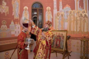 Всеношна в храмі святого Олександра Невського