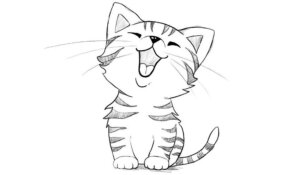 Як котик у школі вчився
