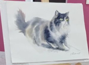 «Акварельний кіт» Алли ПРИСАКАР